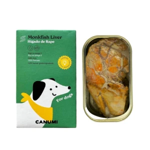Canumi - wątroba żabnicy w puszcze dla psa 100g     