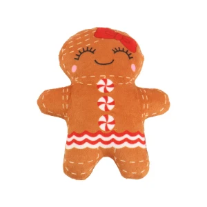 BUBA Święta! Pluszowa Pani Pierniczek mini - pluszowa zabawka z piszczałką dla psa - xmas