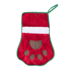 ZippyPaws Świąteczna Skarpeta na smakołyki/prezenty dla psa - xmas