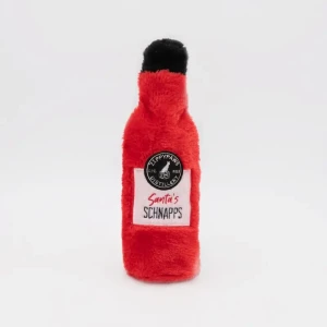 ZippyPaws  pluszowa butelka Santa's Schnapps - trzaskająca butelka 