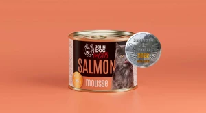 Karma mokra John Dog for Cats mus łosoś 200g/400g 