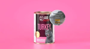 Karma mokra John Dog for Cats mus indyk 400g 