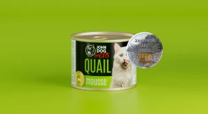 Karma mokra John Dog for Cats mus przepiórka 200g  
