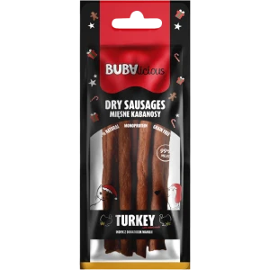 BUBAlicious More Meat XMAS kabanosy 70g indyk z dodatkiem wanilii