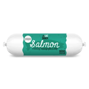 Paka Zwierzaka - Kiełbaska treningowa PEPE Salmon (łosoś) 200g