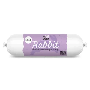 Paka Zwierzaka - Kiełbaska treningowa PEPE Rabbit (królik) 200g 