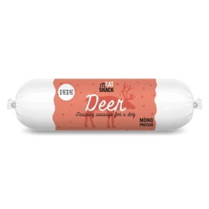 Paka Zwierzaka - Kiełbaska treningowa PEPE Deer (jeleń) 200g  
