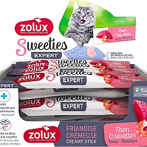 ZOLUX Przysmak kremowy dla kota SWEETIES z tuńczykiem i krewetką 14 g