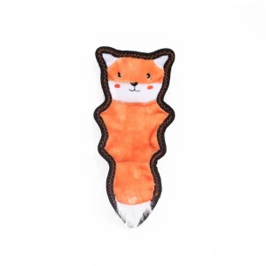ZippyPaws Lis z obszyciami  - pluszowa wzmacniana zabawka dla psa  