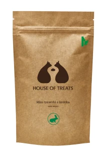 HOUSE OF TREATS - Mini treserki z królika dla psa i kota