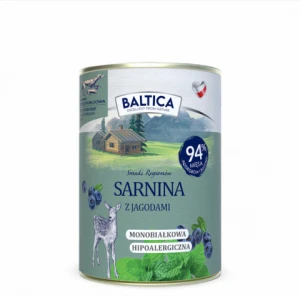 Baltica - Karma mokra Sarnina z jagodami 400g