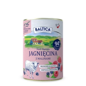 Baltica - Karma mokra Jagnięcina z malinami 400g  