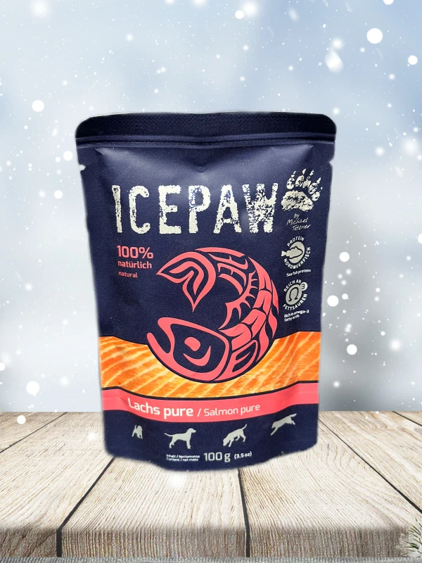 Icepaw High Premium - czysty łosoś dla psów 100% (100g)