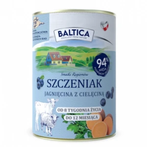 Baltica - Karma mokra Szczeniak Jagnięcina z cielęciną 400g  