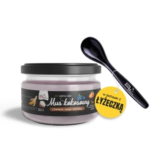 Syta Micha - Mus kokosowy dla psa z bananem, mango i borówką 150g