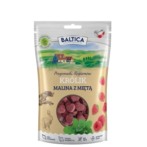 Baltica - Przysmaki Regionów Królik z maliną i miętą 100g 
