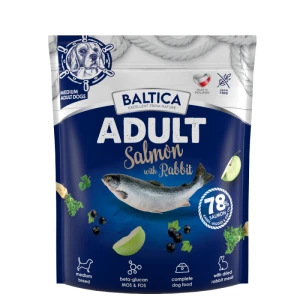Baltica - Karma z Łososiem i Królikiem dla średnich ras 