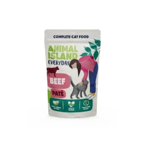 Animal Island -  pasztet w saszetce dla kota EVERYDAY 100g - Wołowina 