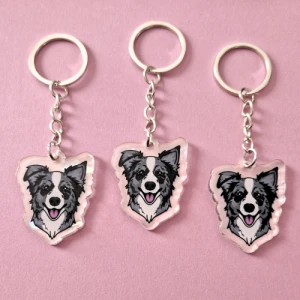 Brelok Border collie merle