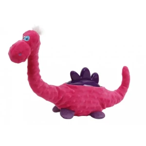 BUBA Dinozaur Roger - pluszowa zabawka z grzbietem TPR dla psa 
