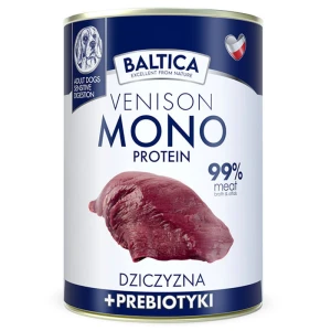 Baltica - Karma mokra Dziczyzna Venison & Prebiotics 400g  