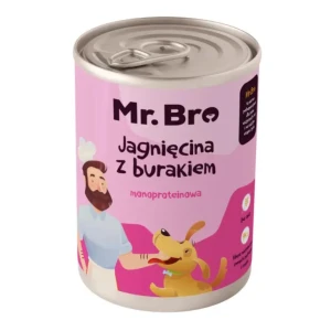 Mr. Bro Monoproteinowa karma  - Jagnięcina z Burakiem 400g  