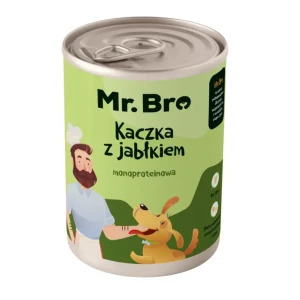 Mr. Bro Monoproteinowa karma  - Kaczka z Jabłkiem 400g   