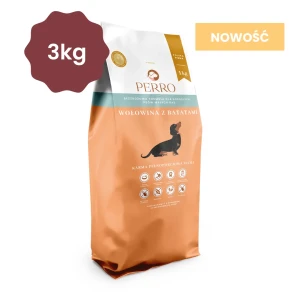 Perro Karma sucha wołowina z batatami – formuła dla psów dorosłych małych ras 3kg