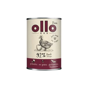 OLLO Pure Kaczka z jabłkiem - karma mokra dla psa 400g   
