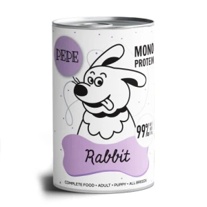 Paka zwierzaka - Karma mokra PEPE Rabbit (królik) 400g