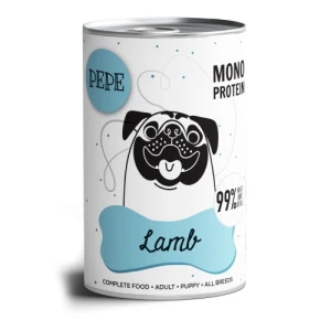 Paka zwierzaka - Karma mokra PEPE Lamb (jagnięcina) 400g