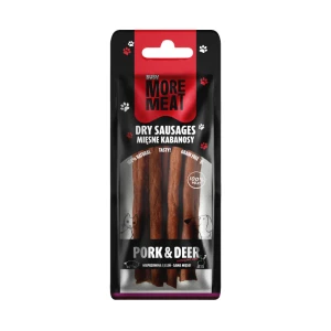 BUBAlicious More Meat - kabanosy 70g wieprzowina jeleń