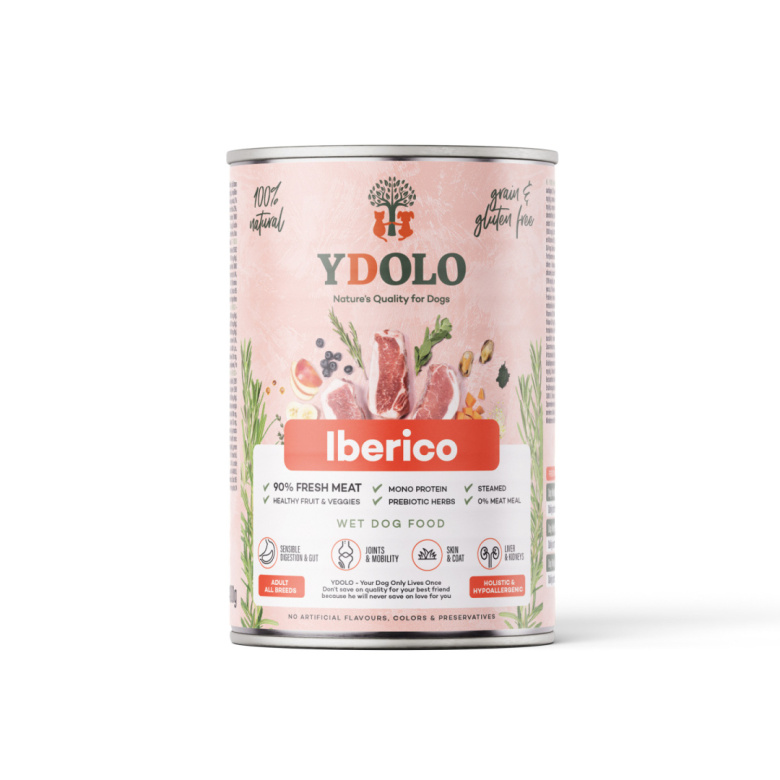 YDOLO-Iberico-wieprzowina-Iberico-mokra-karma-dla-psa-400g.webp