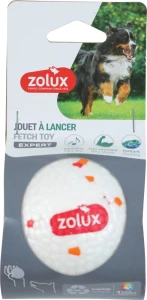 ZOLUX - Wytrzymała piłka dla psa do aportowania z piszczałką ETPU 8 cm