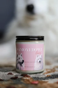 Świeca sojowa - SamoyedkoweLove 