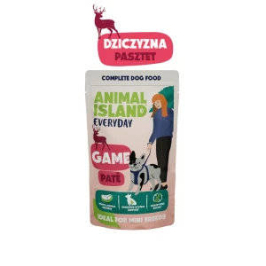 Animal Island - mokra karma dla psa pasztet z Dziczyzną dla psów ras mini 150g (saszetka)