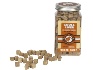 Kiwi Walker 100% GĘSIA WĄTRÓBKA liofilizowane smaczki 120g