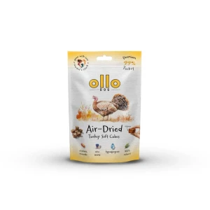 Ollo - Air-Dried Turkey Soft Cubes – naturalne przysmaki z indyka dla psa 80g
