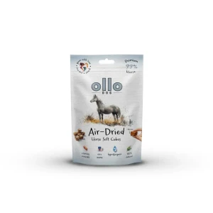 Ollo - Air-Dried Horse Soft Cubes – naturalne przysmaki z konia dla psa 80g  