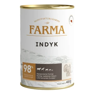 FARMA Select Indyk 400g – Karma mokra dla psa 