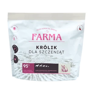 Farma – Królik dla szczeniąt Hipoalergiczna karma tłoczona na zimno 2kg