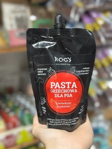 ROGY - Pasta orzechowa Truskawkowa dla psa 300g  