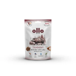 Ollo - Air-Dried Training Wild Boar Cubes – przysmaki treningowe z dzika dla psa 80g 