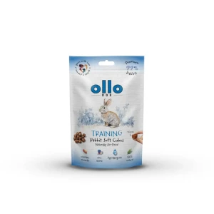 Ollo - Air-Dried Training Rabbit Cubes – przysmaki treningowe z królikiem dla psa 80g 