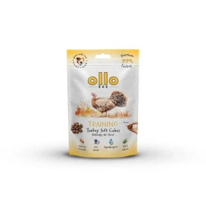 Ollo - Air-Dried Training Turkey Cubes – przysmaki treningowe z indykiem dla psa 80g 