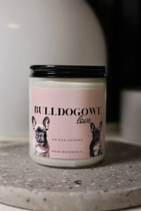 Świeca sojowa - BulldogoweLove  