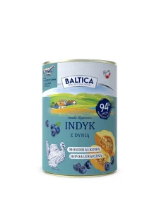 Baltica - Karma mokra Indyk z dynią 400g  