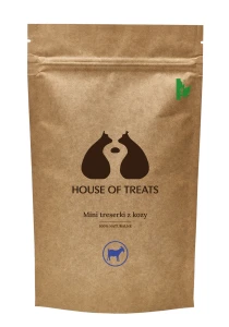 HOUSE OF TREATS - Mini treserki z kozy dla psa i kota