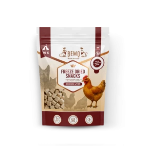 Bemo - Freeze Dried Snacks Chicken Liver - liofilizowane smaczki z wątróbki kurczaka 70g