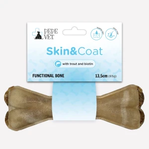 Paka Zwierzaka - Kość funkcjonalna PEPE VET Skin&Coat 13,5cm 70g